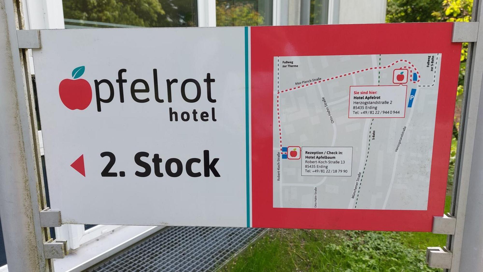 Hotel-Etage Apfelrot แอร์ดิง ภายนอก รูปภาพ